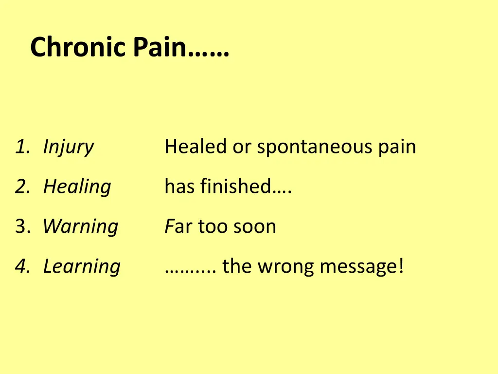 chronic pain 2