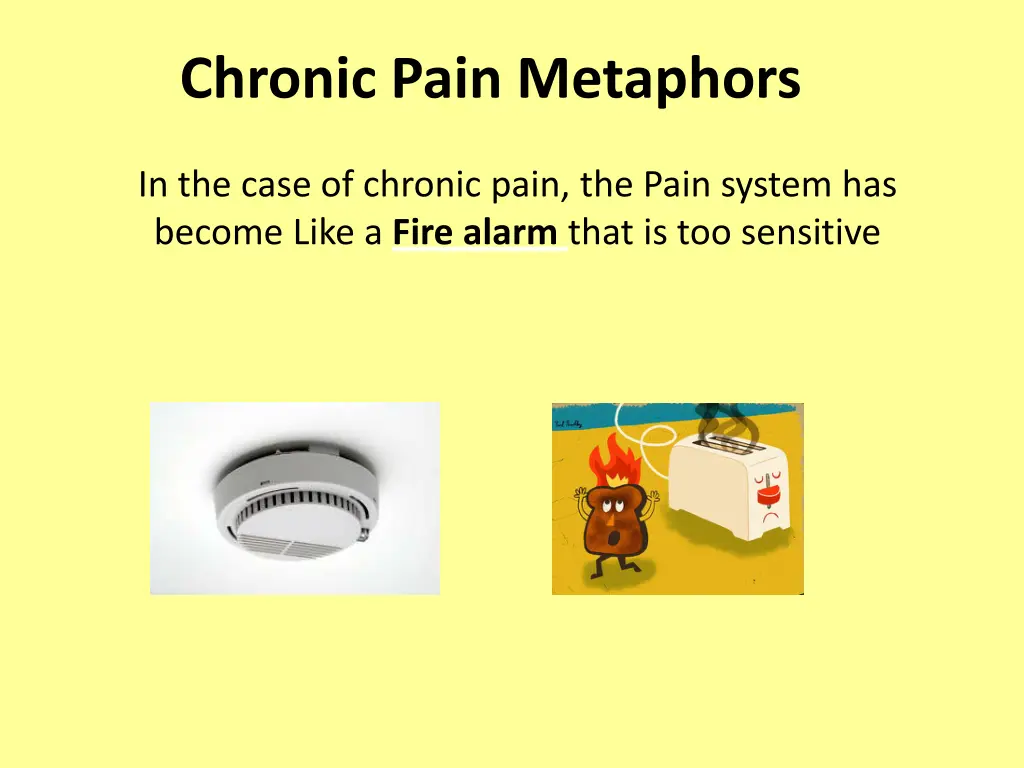 chronic pain metaphors