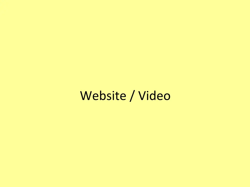 website video