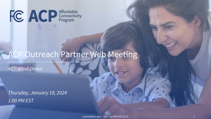 acp outreach partner web meeting