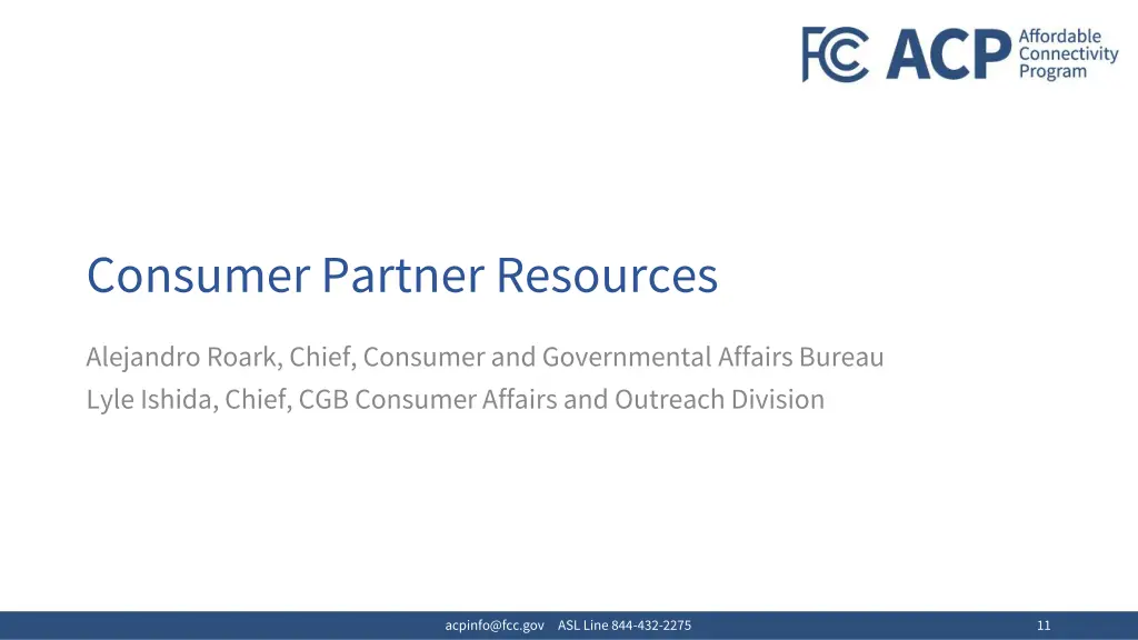 consumer partner resources