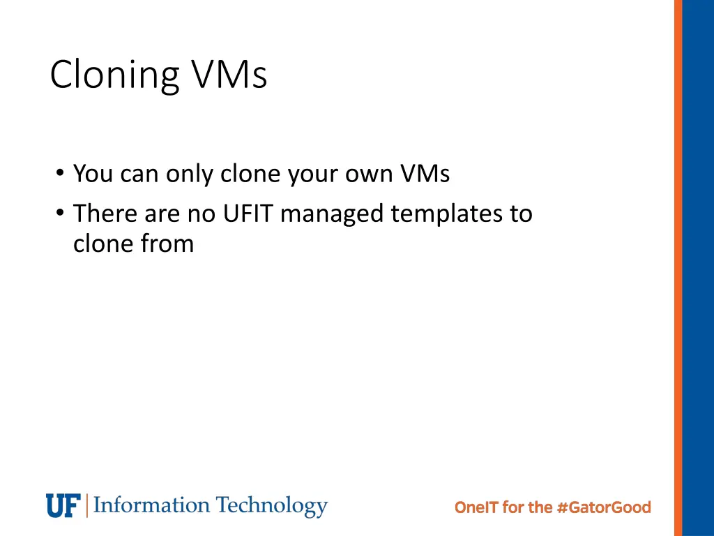 cloning vms