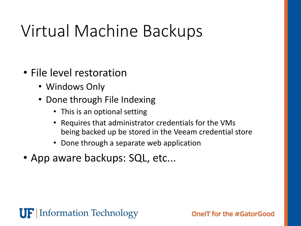 virtual machine backups 2