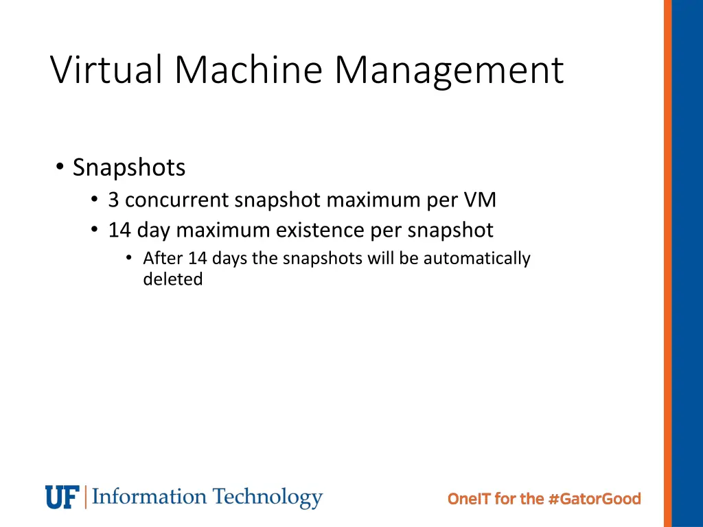 virtual machine management