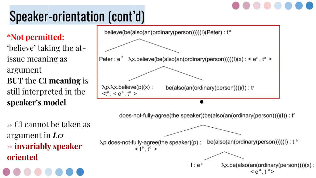 speaker orientation cont d