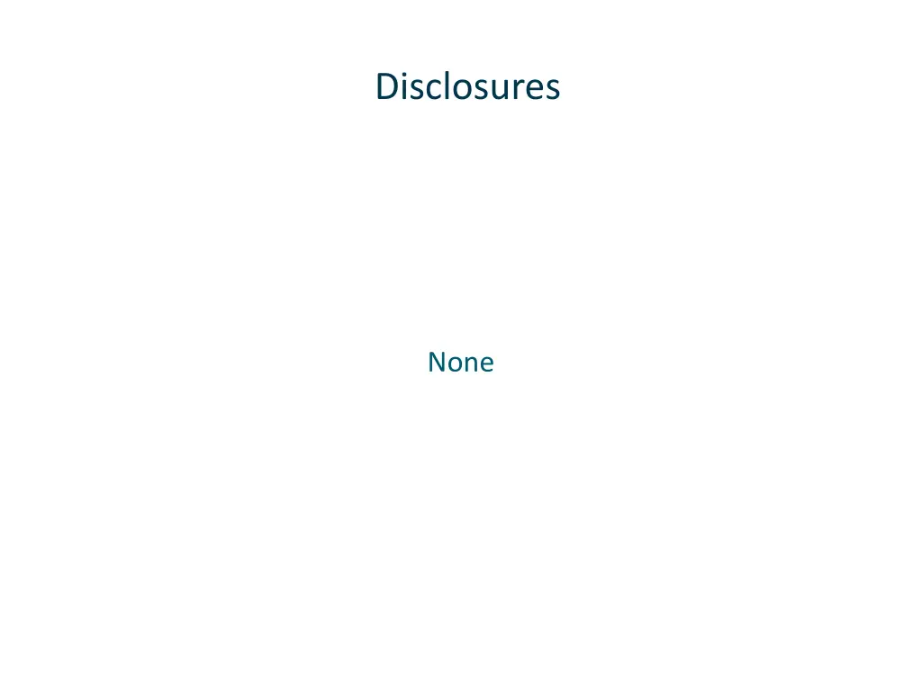 disclosures