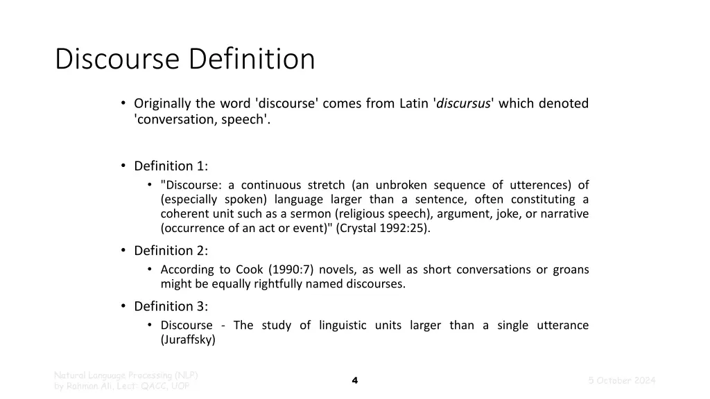 discourse definition