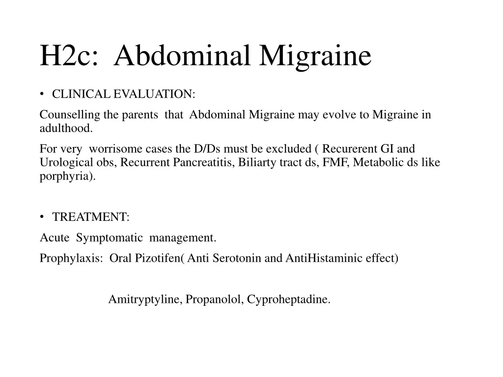 h2c abdominal migraine 1