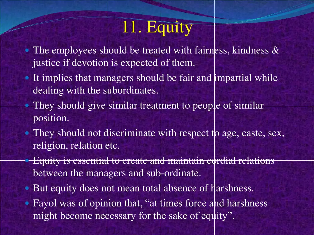 11 equity