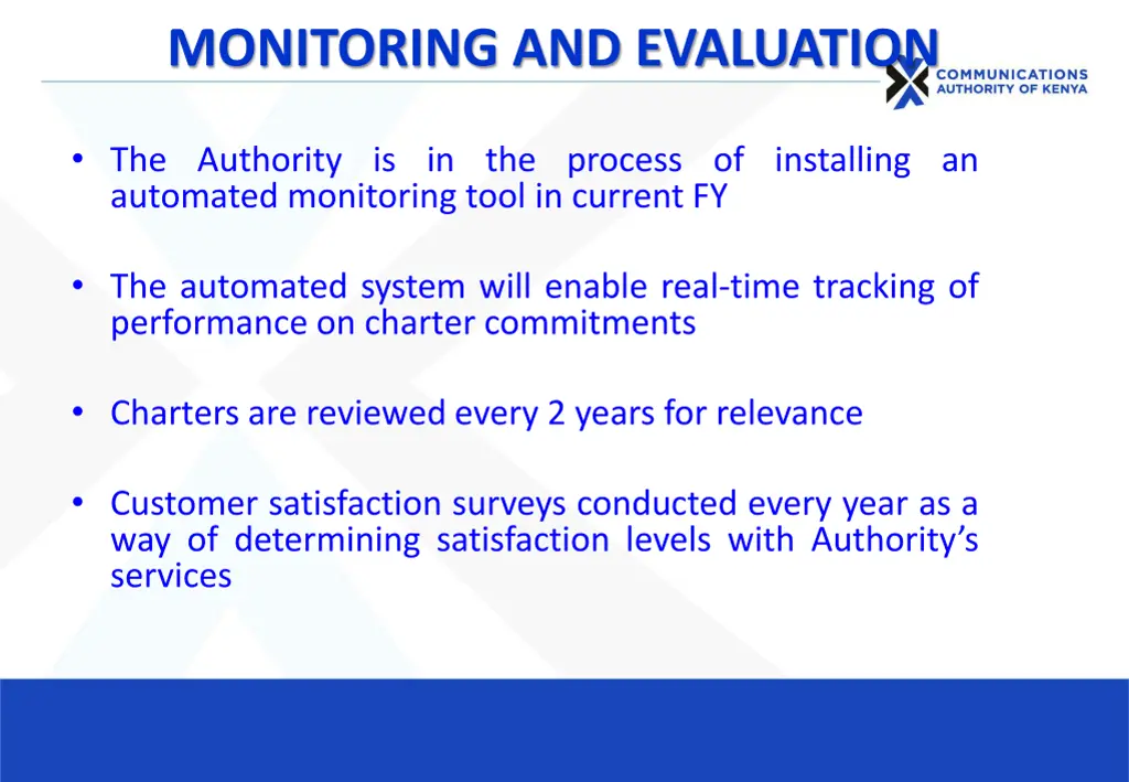 monitoring and evaluation 1