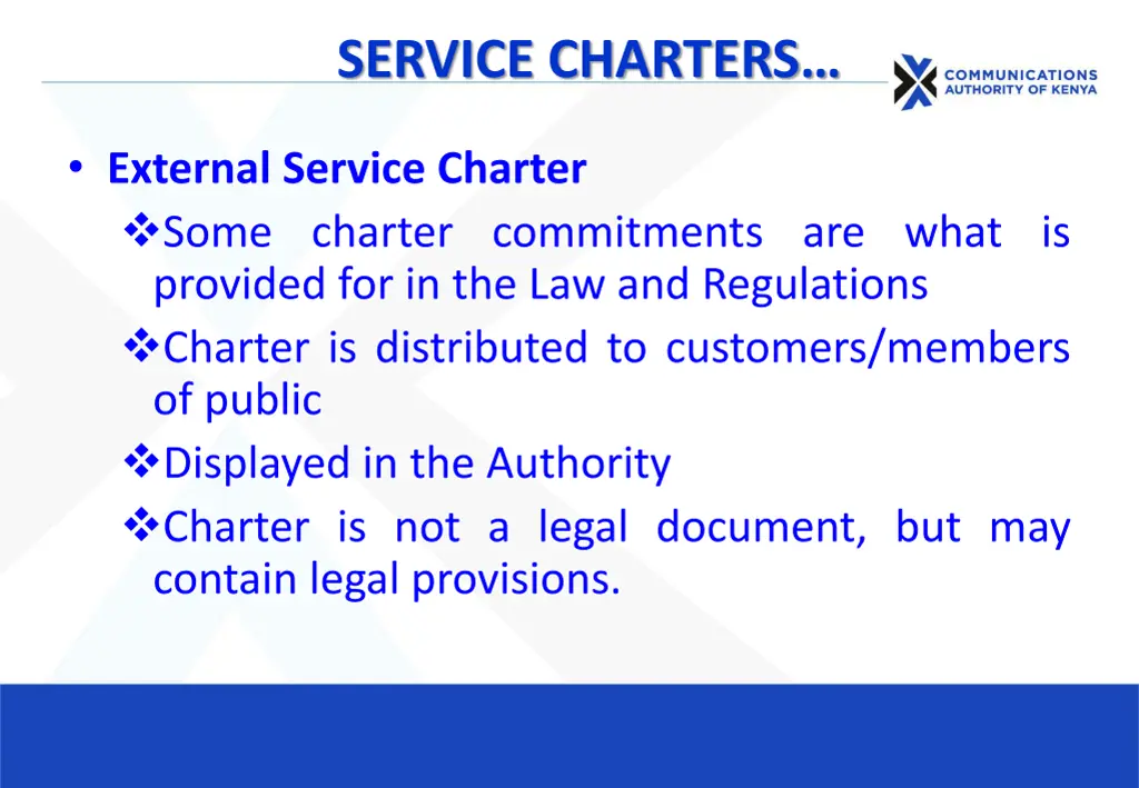 service charters 2