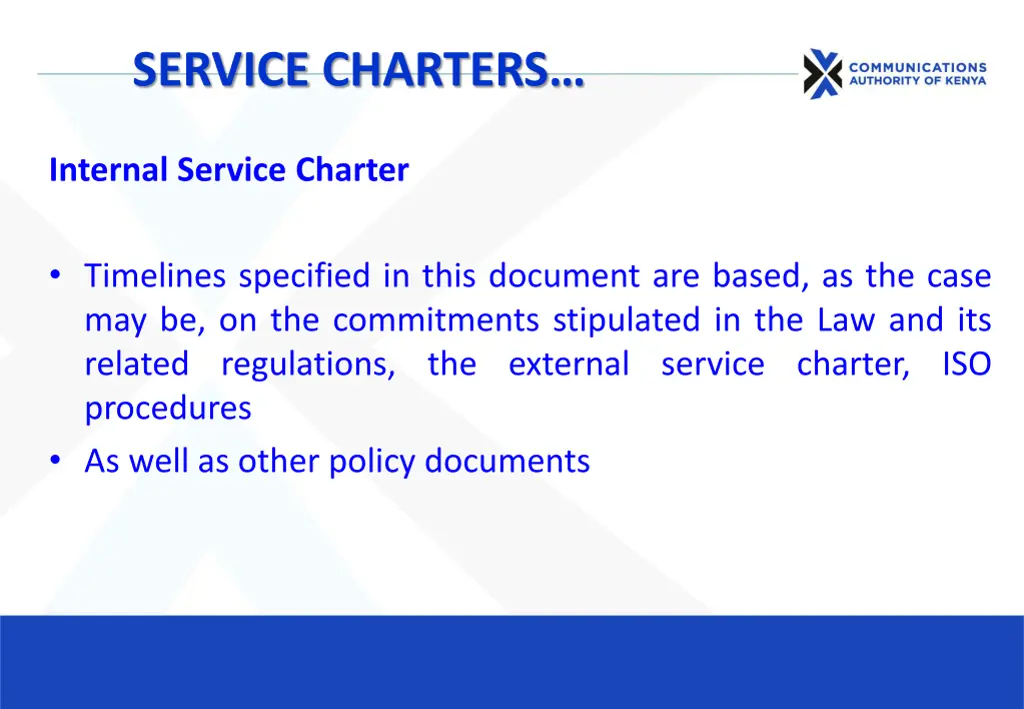 service charters 4