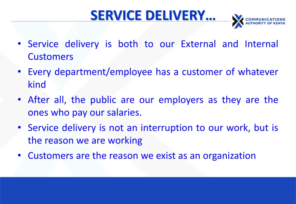 service delivery 1