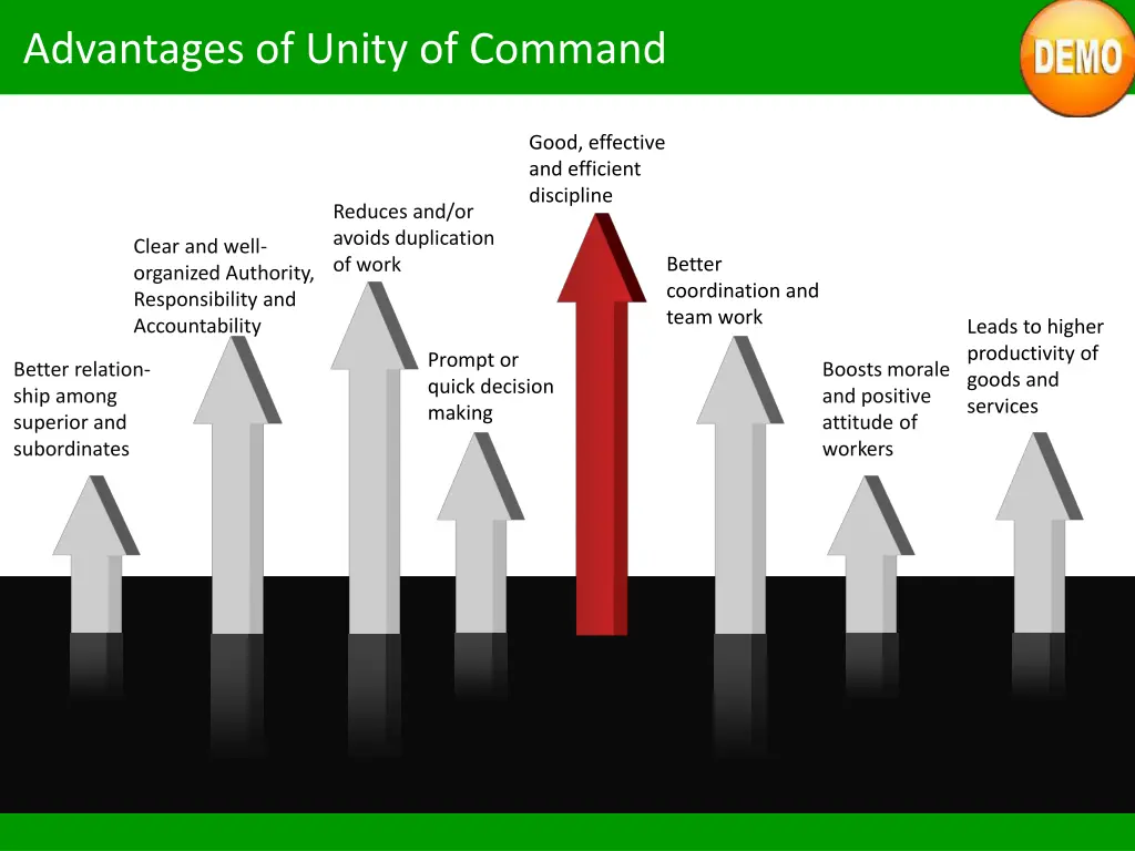 advantages of unity of command