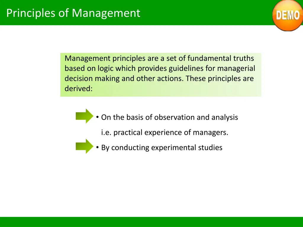 principles of management