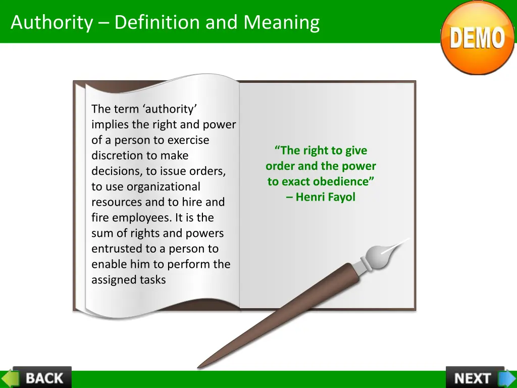 authority definition and meaning