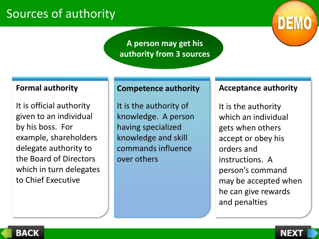 sources of authority