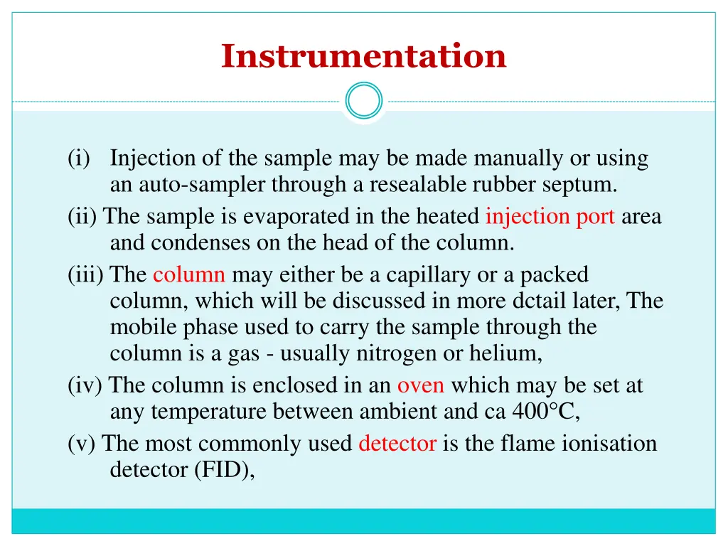 instrumentation