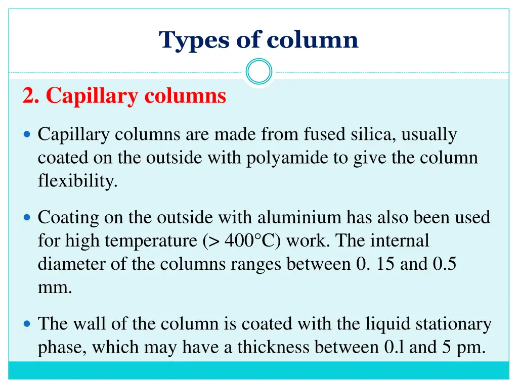 types of column 1