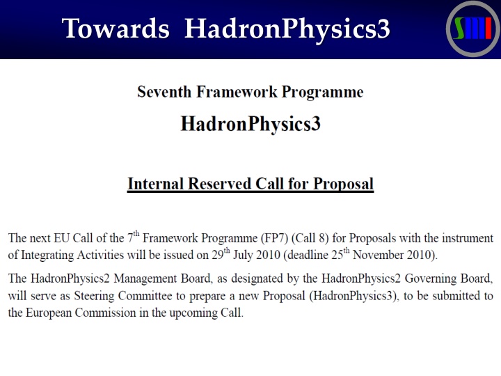 towards hadronphysics3