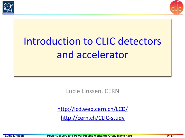 introduction to clic detectors and accelerator