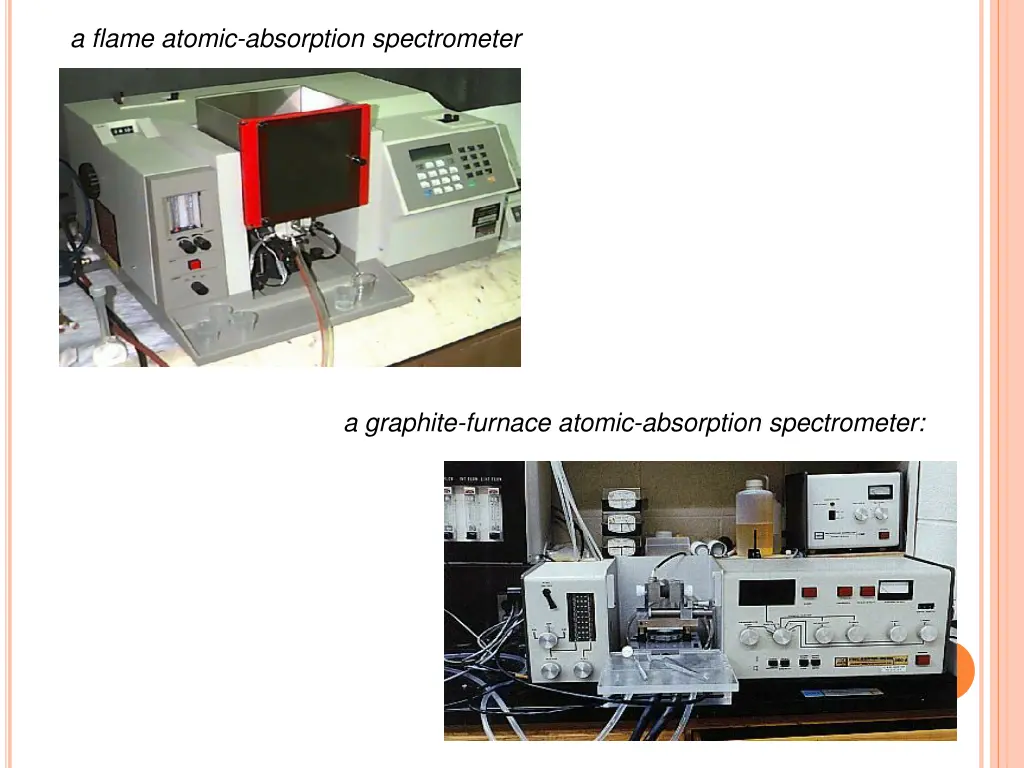 a flame atomic absorption spectrometer