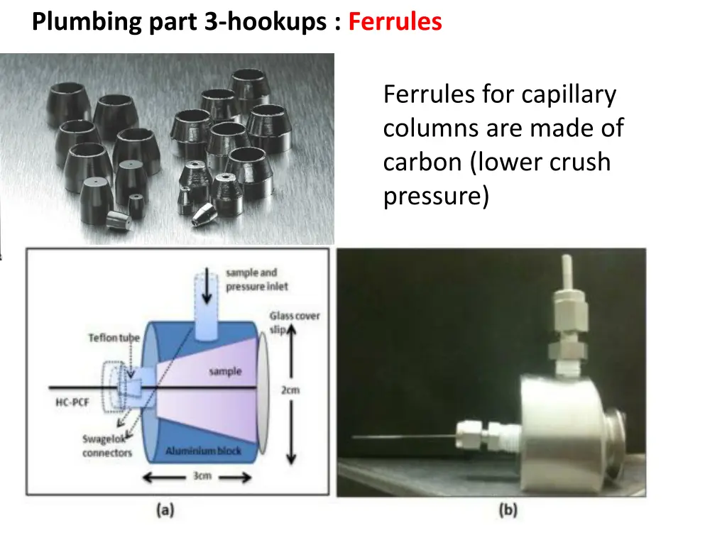 plumbing part 3 hookups ferrules