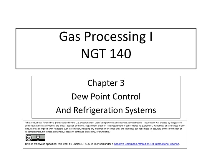 gas processing i ngt 140