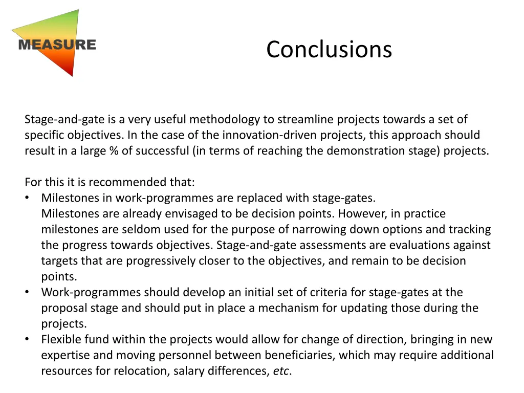 conclusions