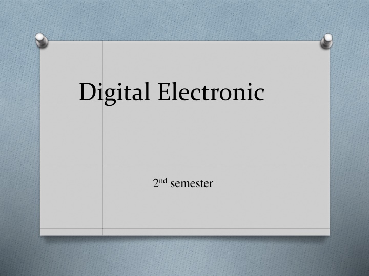 digital electronic