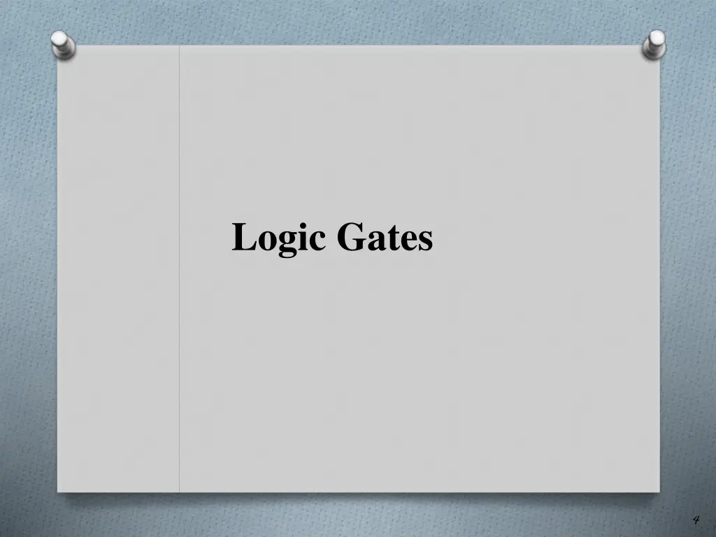 logic gates 1