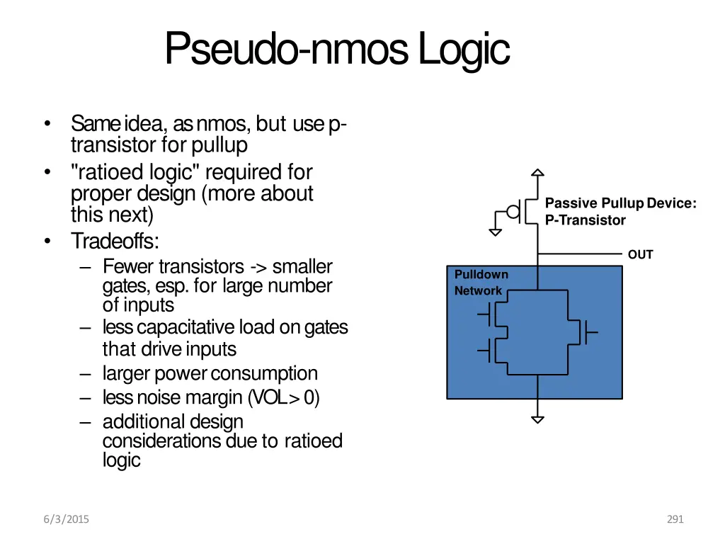 pseudo nmoslogic