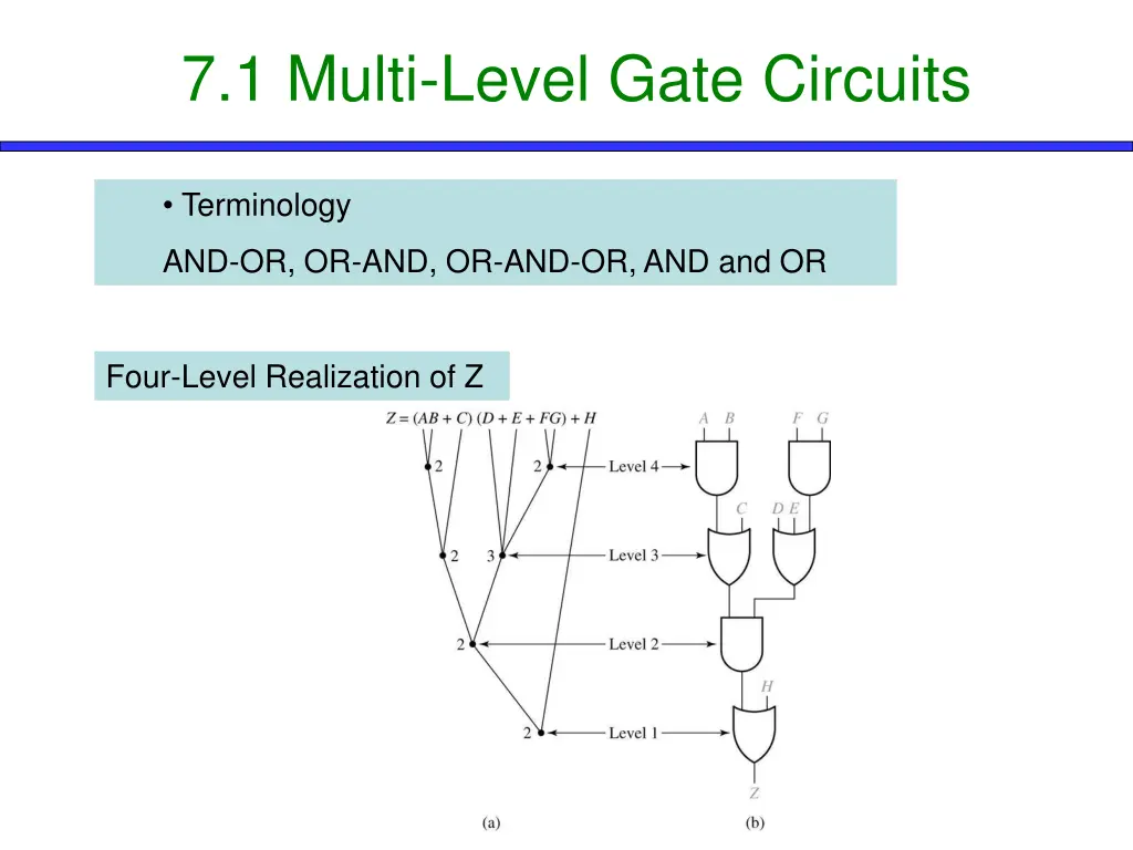 7 1 multi level gate circuits