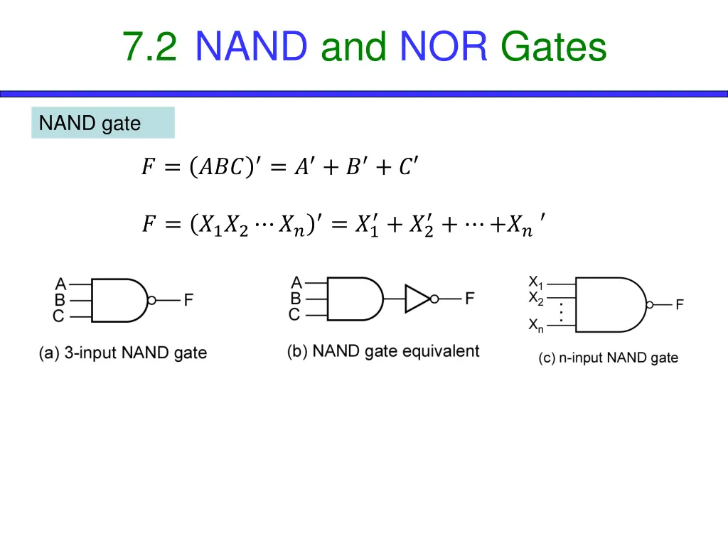 7 2 nand and nor gates