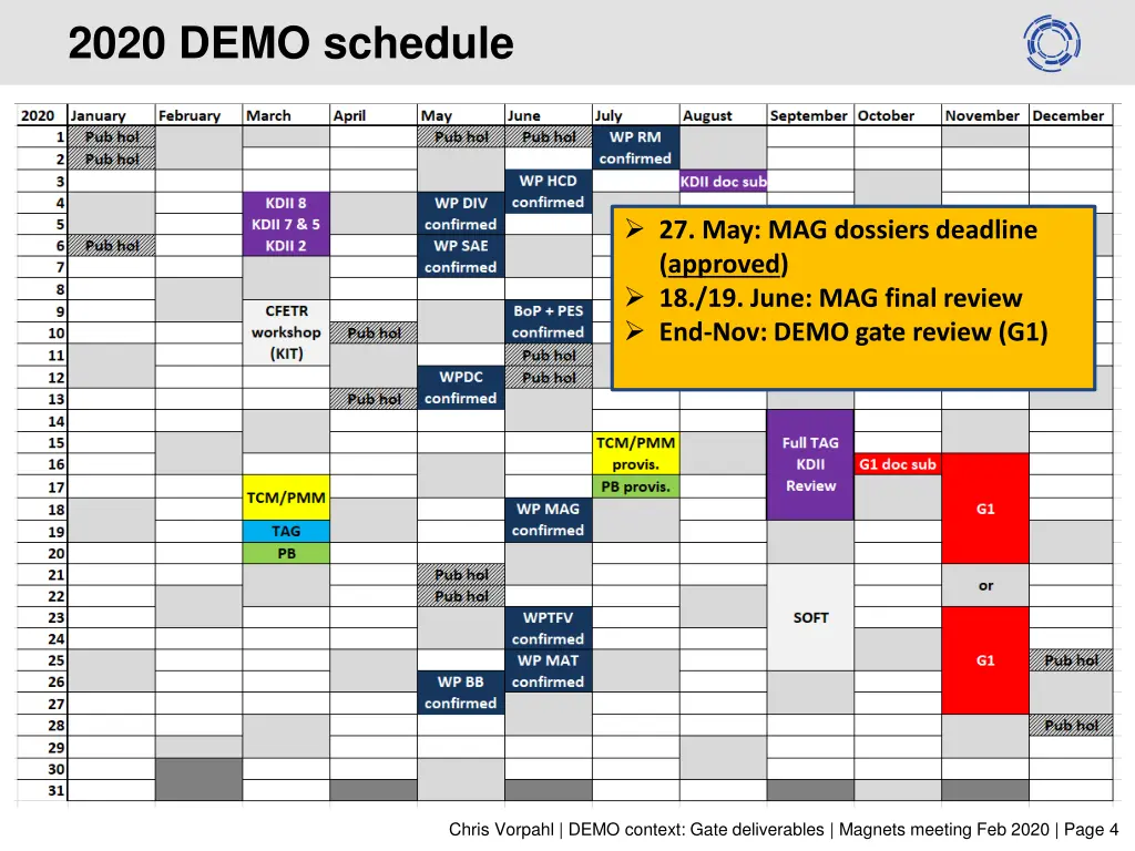 2020 demo schedule 1