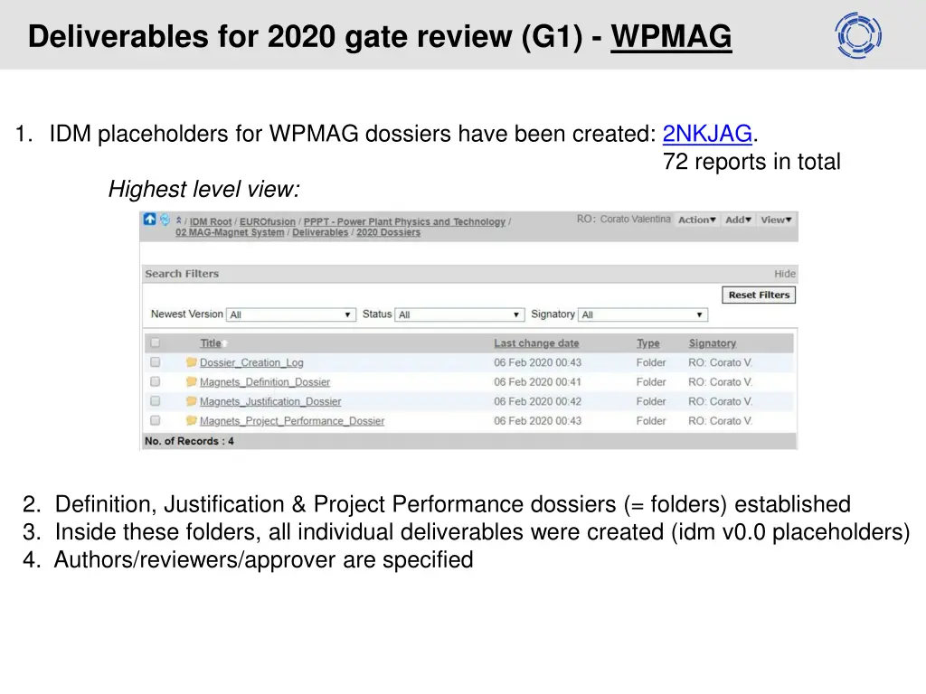 deliverables for 2020 gate review g1 wpmag