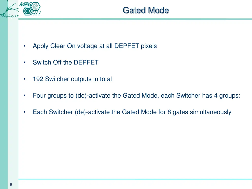 gated mode 1