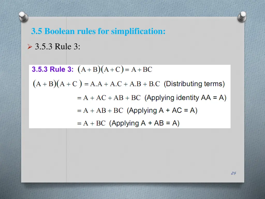 3 5 boolean rules for simplification 2