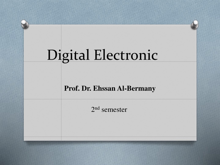 digital electronic