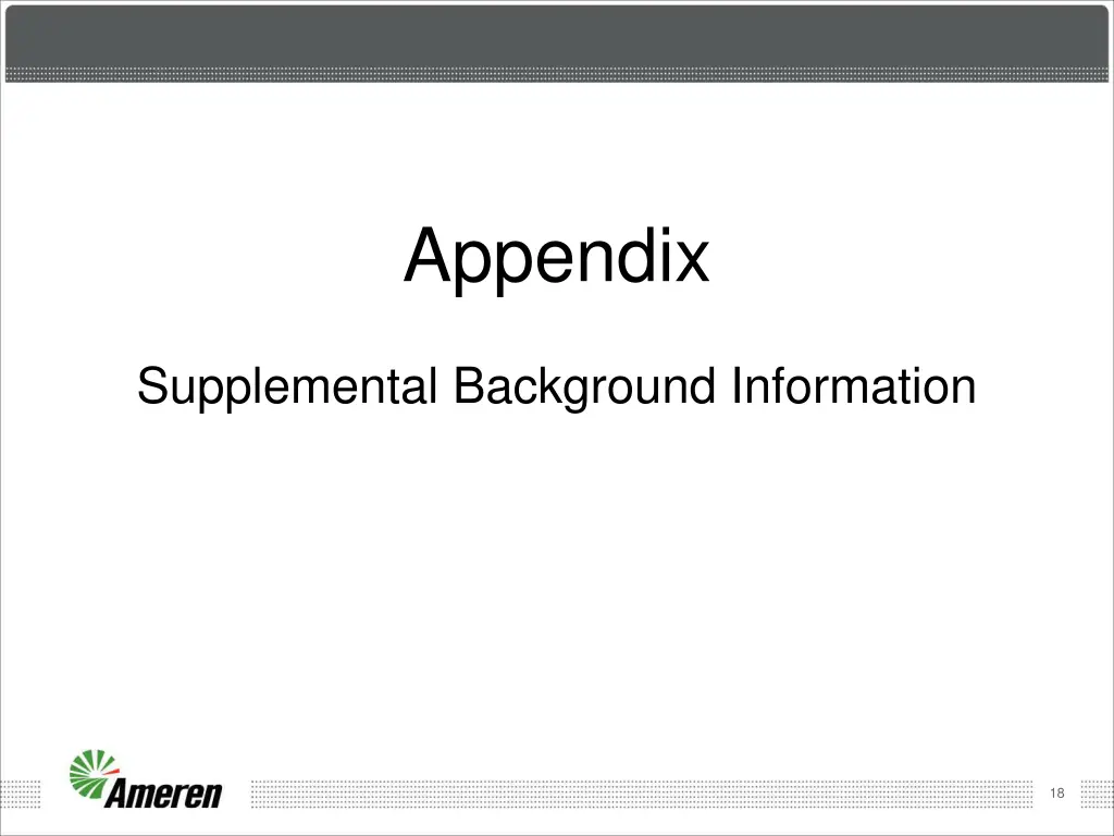 appendix