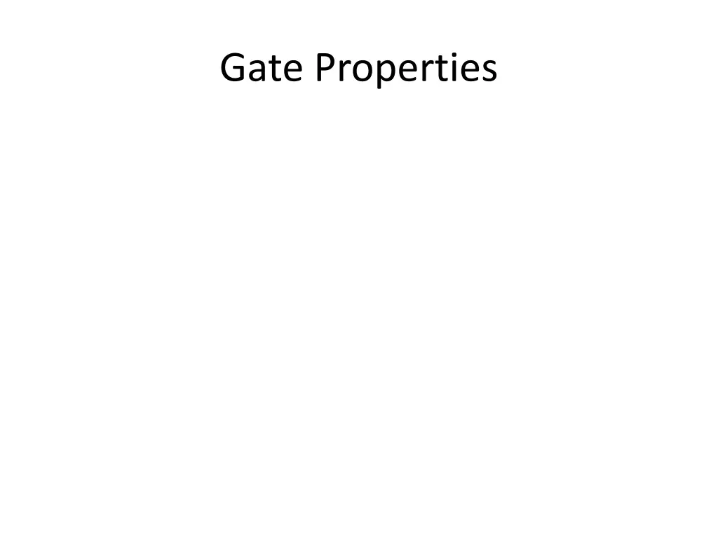 gate properties