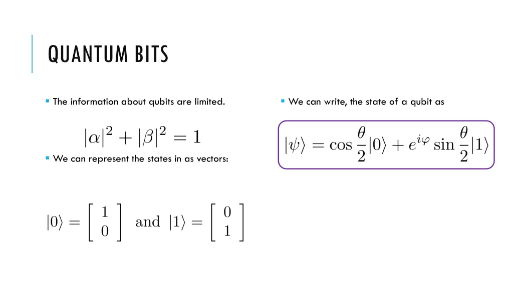 quantum bits 1