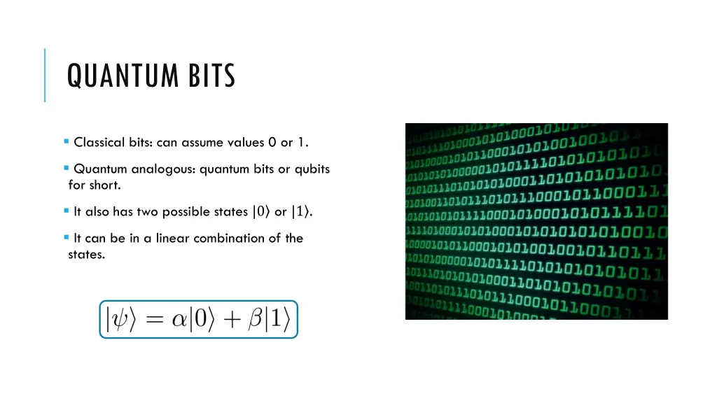 quantum bits