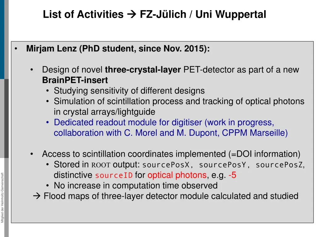 list of activities 1