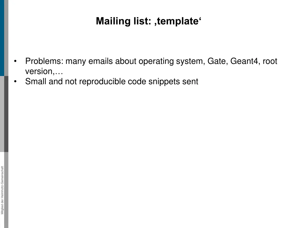 mailing list template