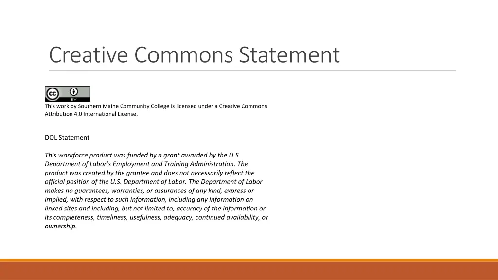 creative commons statement