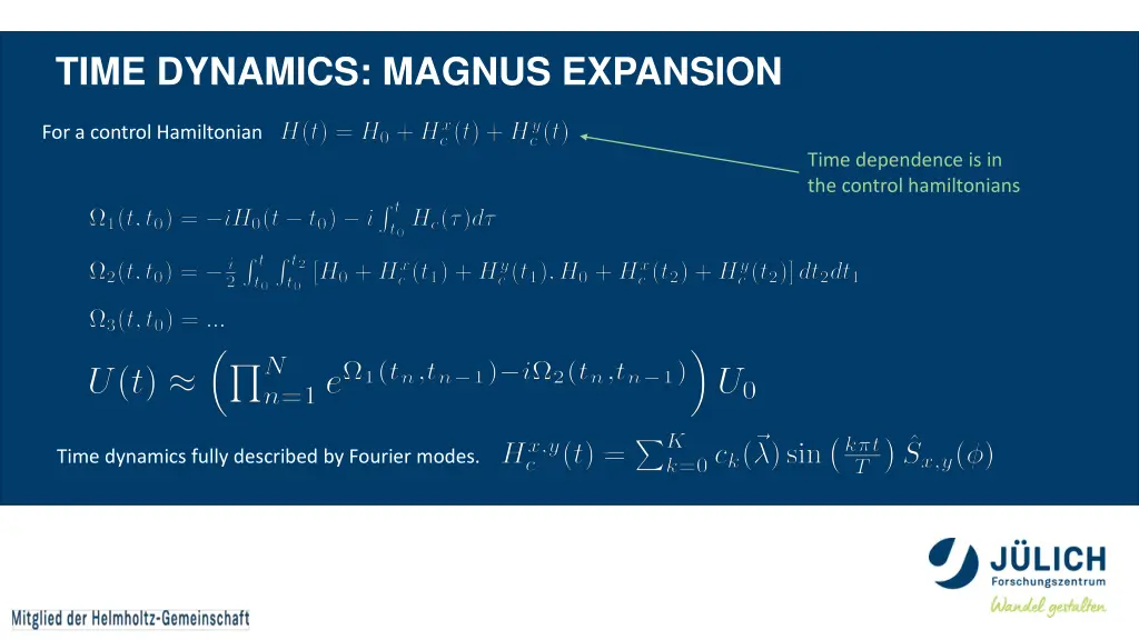 time dynamics magnus expansion 1