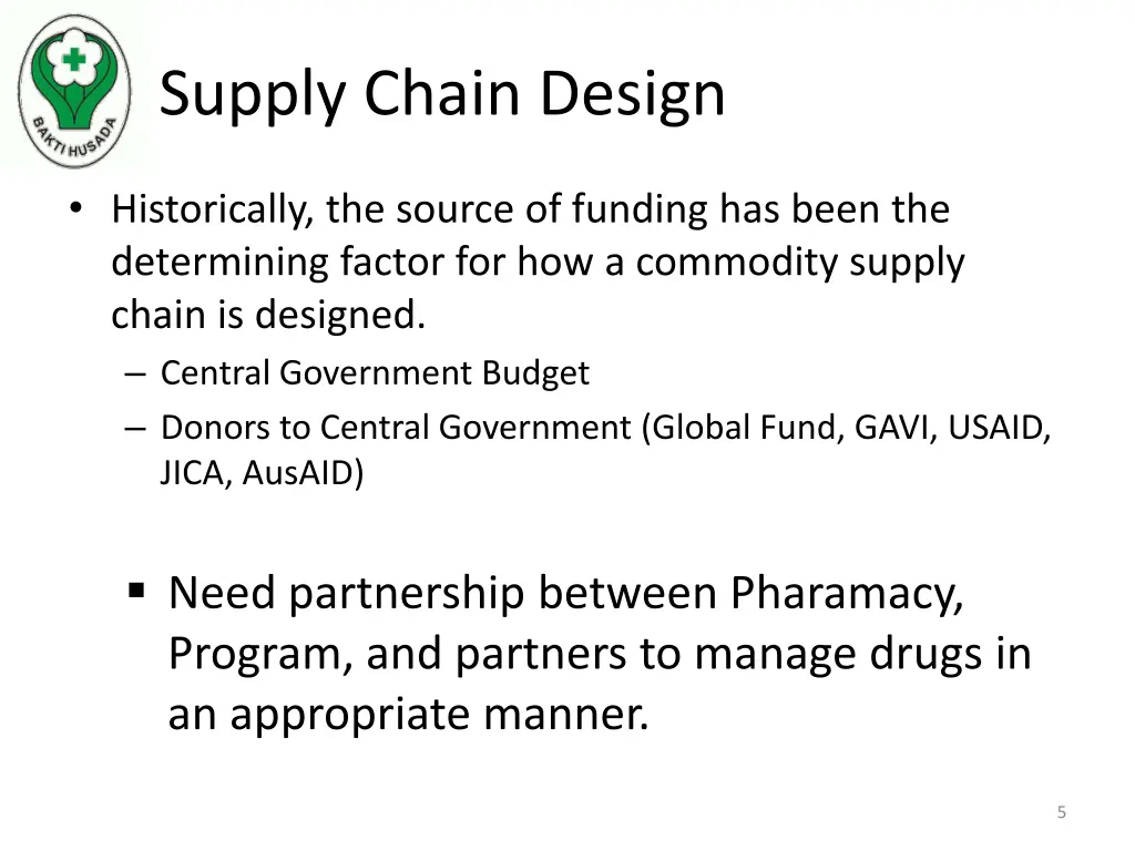 supply chain design