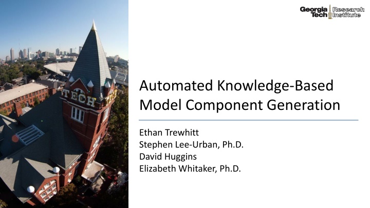 automated knowledge based model component