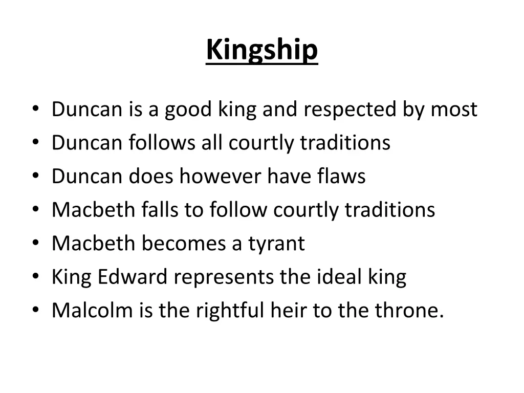 kingship